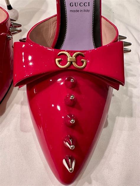 sabot con tacco gucci